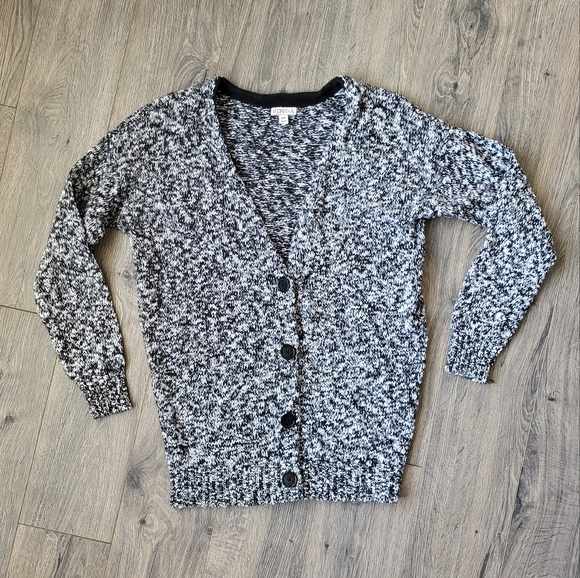 Merona Cardigan Black & White {Small} - Picture 2 of 12